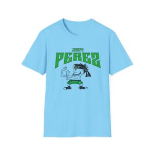 T-Shirt — 'PEREZ' Cartoon Fighter Graphic Tee (Green) - Image 6