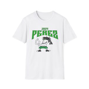 T-Shirt — 'PEREZ' Cartoon Fighter Graphic Tee (Green)